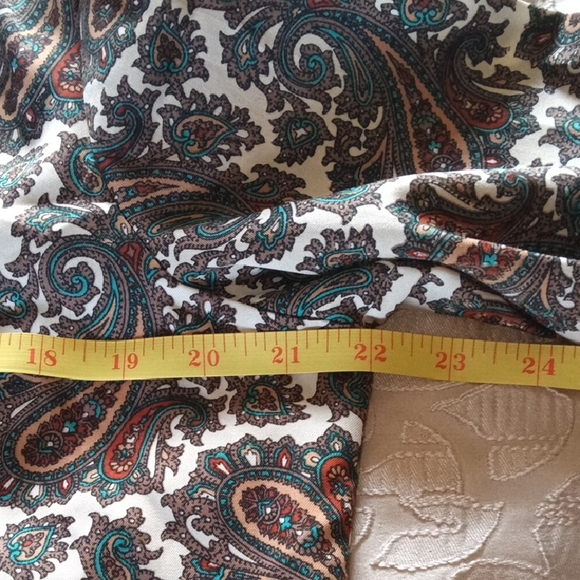 Vintage Paisley Print Montgomery Ward Women's Blouse - Picture 5 of 6